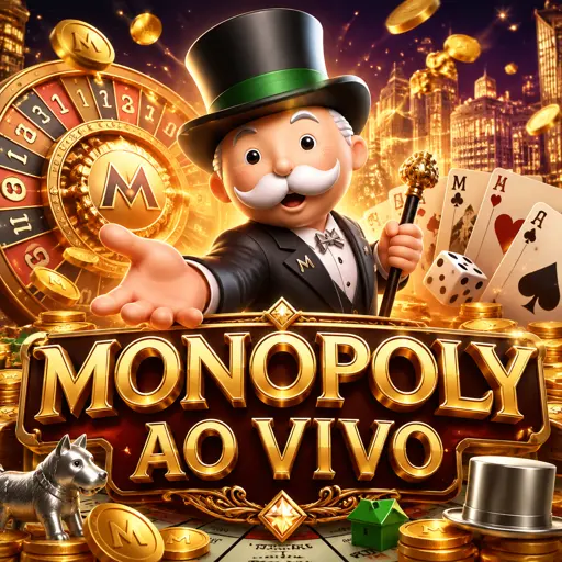 Tabuleiro virtual em 3D usado na rodada de bônus do Monopoly Live